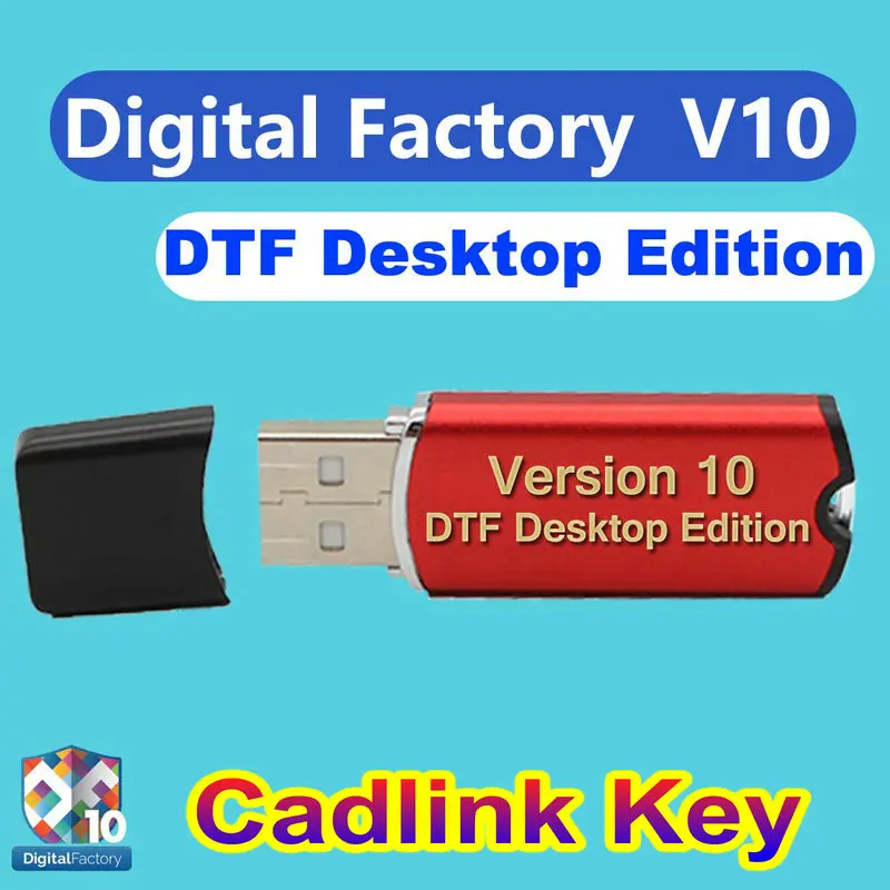 

XP15000 CADlink Rip DigitalFactory V10 DTF Edition Software License Code Usb Dongle Key Uv Kit Epson L1800 L805 1400 R1390 P9000