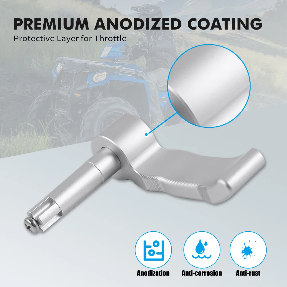 Billet-Daumengashebel für Polaris Sportsman 1000 2015–2018, 850 2009–2018, 570 2014–2018, 550 2009–2013, 450–2018 2017 – Detail 26