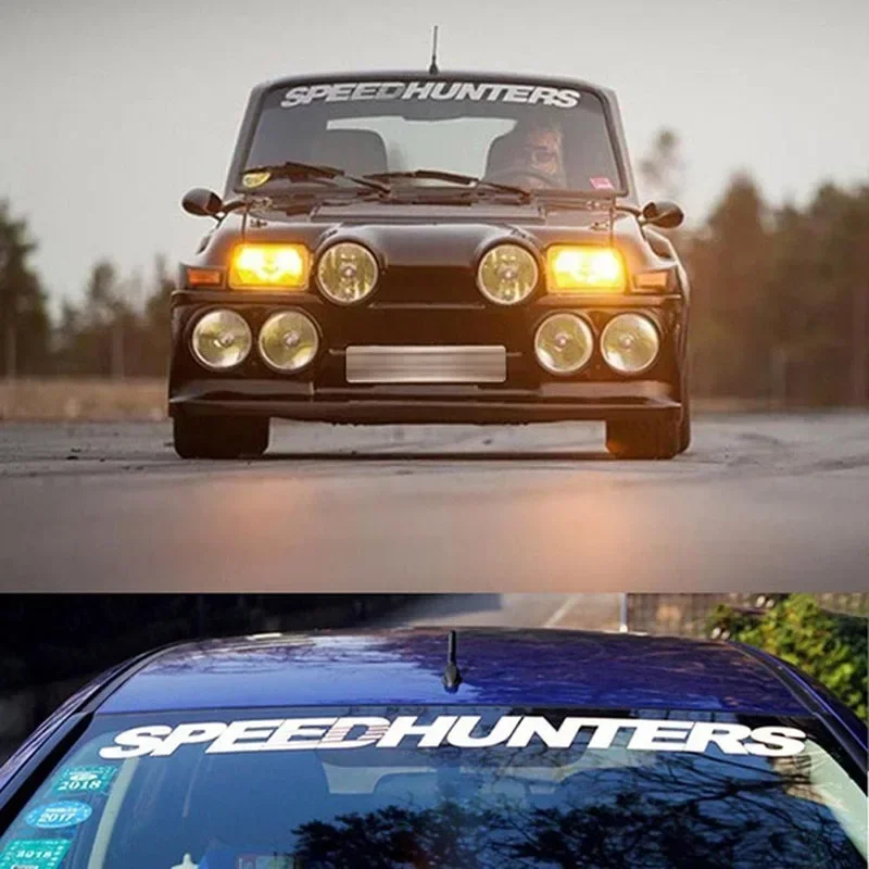 

SPEEDHUNTERS Front Windshield Banner Decal Vinyl Car Sticker Auto Window Exterior Decorations Car Styling