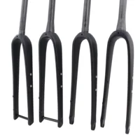 Date 700C Cyclocross voyage gravier vélo de route UD plein en Fiber de carbone vélo fourche avant frein à disque avec trou pour porte-bagages 2
