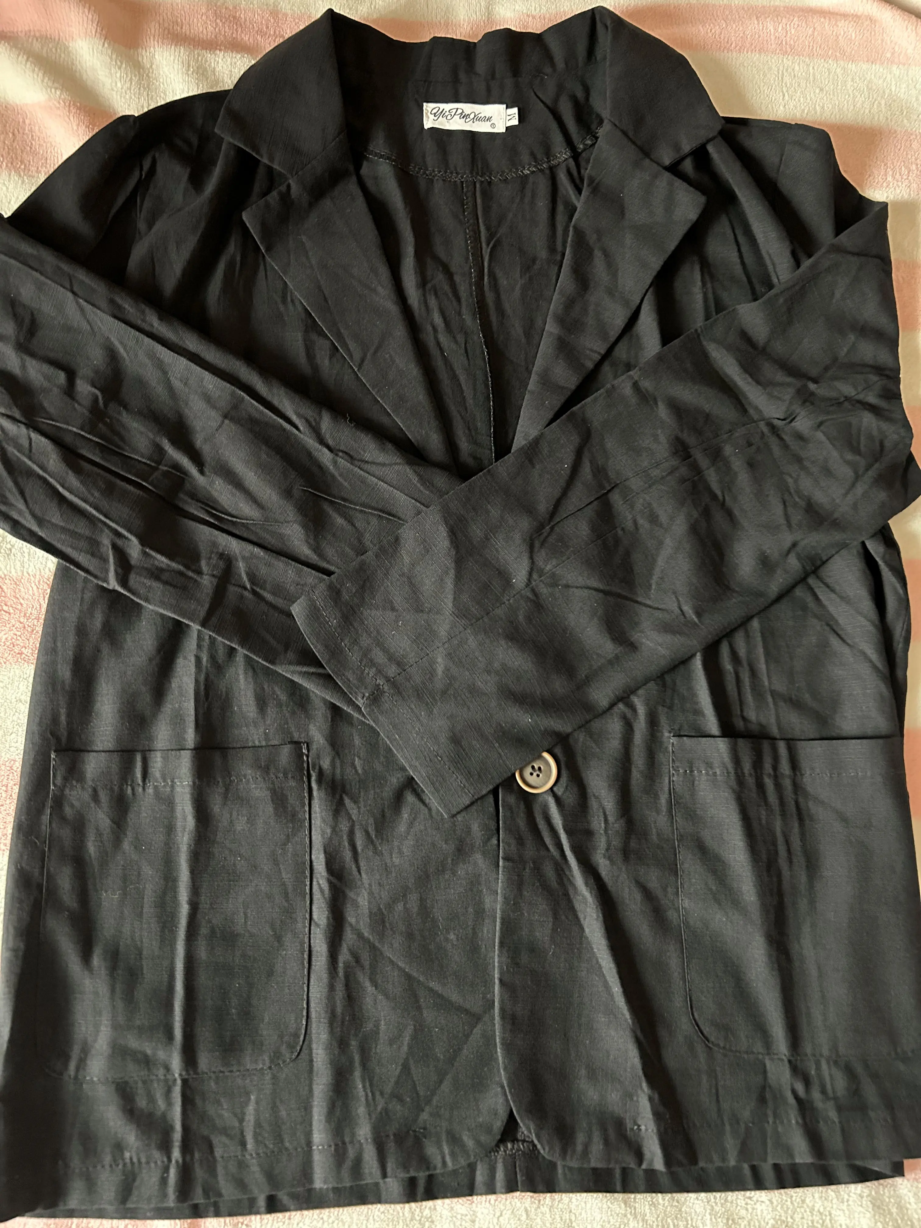 black suit