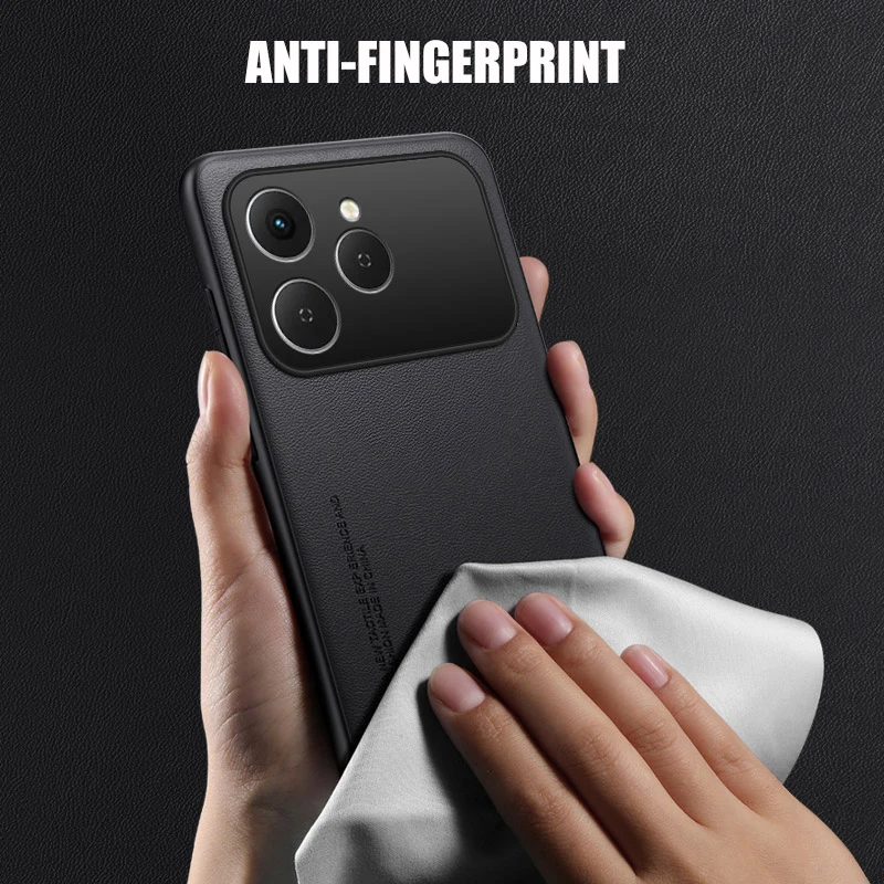 Luxury PU Leather Shockproof Back Cover for Tecno Spark 40 - Full Protection Phone Case
