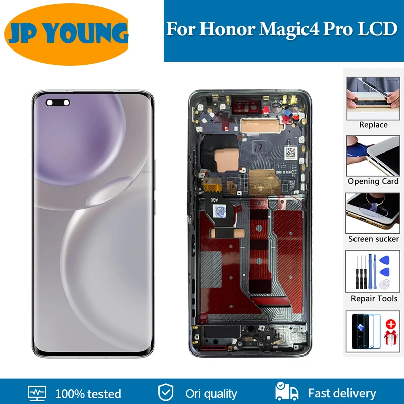 

Оригинальный OLED дисплей 6,81 дюйма для Honor Magic4 Pro, ЖК-дисплей, сенсорная панель для Honor Magic 4 Pro, ЖК-дисплей, запасные части