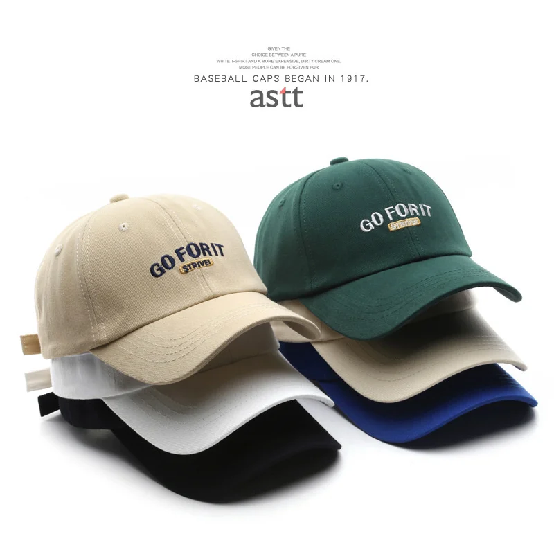 

Dropshipping Embroidered Baseball Cap Trendy Sun Hat Snapback Hat Outdoor Sports Cap Classic Trucker Hat with Curved Brim