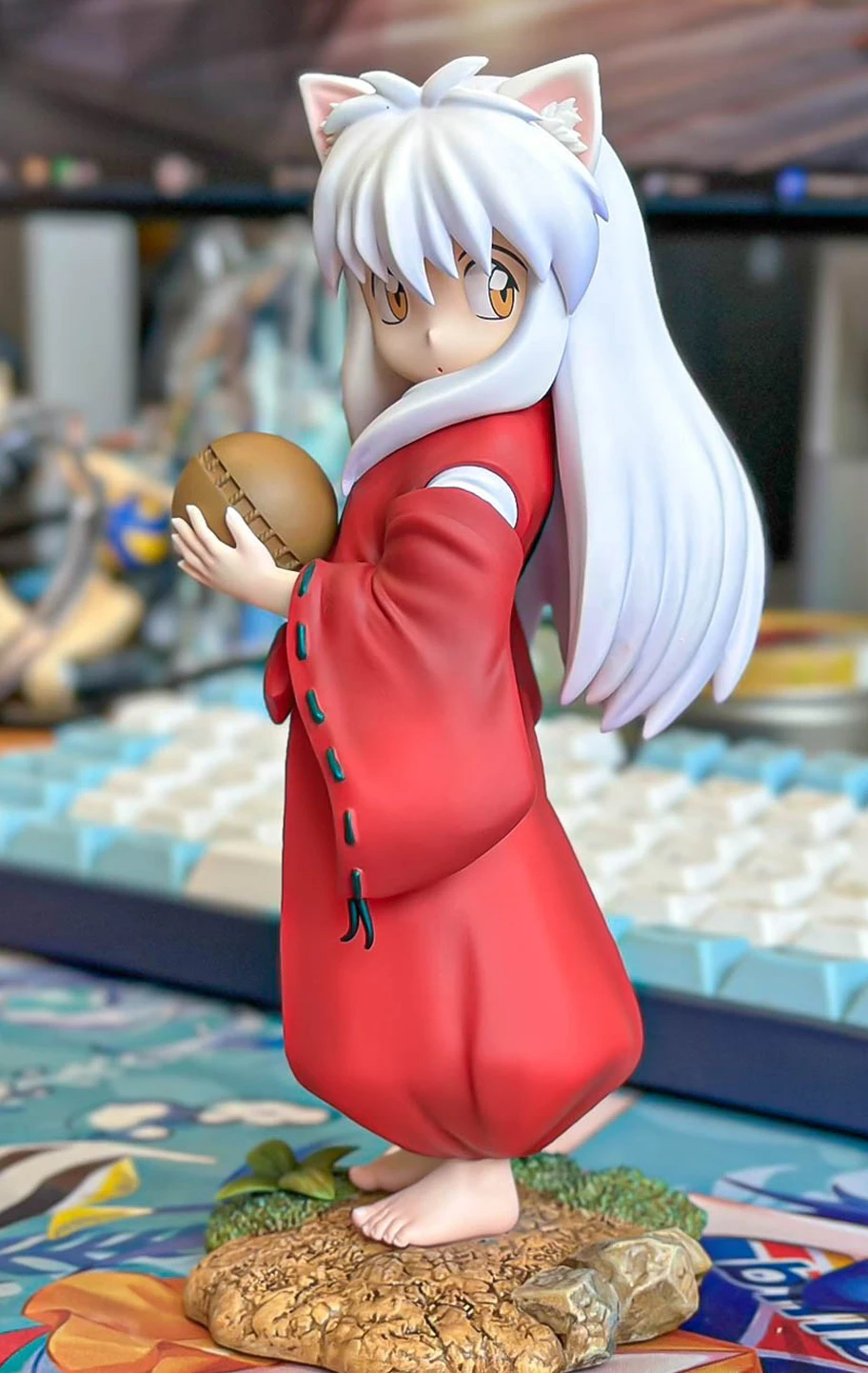17cm Childhood Inuyasha Anime Figure #1514 Sesshoumaru Action