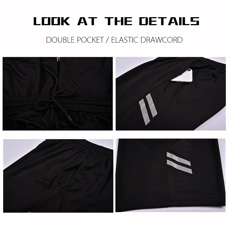 Professional Football Jerseys Men's Referee Uniforms Short Pocket Soccer Tracksuits Thailand Referee Judge Sportswear Print
