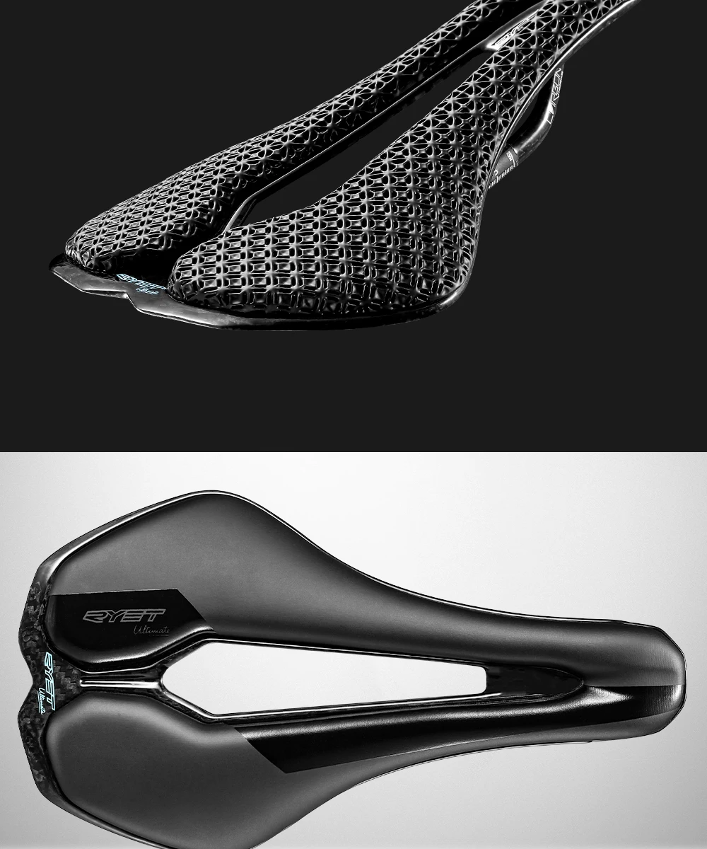 RYET Carbon 3D-gedruckter/EVA-Fahrradsattel Ultraleichter Renn-MTB-Sitz 7x9mm Sattel 126g/155g/170g Sitzkissen Fahrradteile – Detail 20