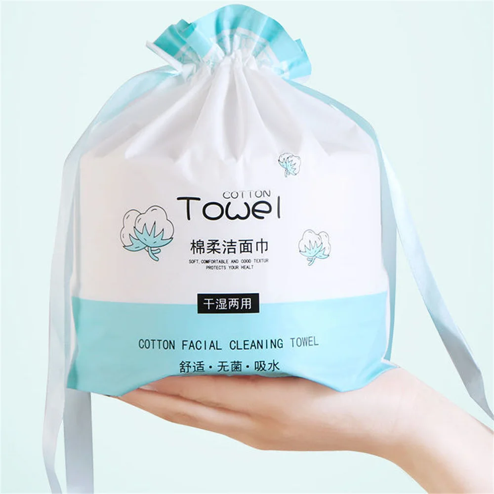 55 Pcs/set Wash Face Towel Disposable Facial Tissue Makeup Remover Multilayer Cotton Pads Soft Breath Towel