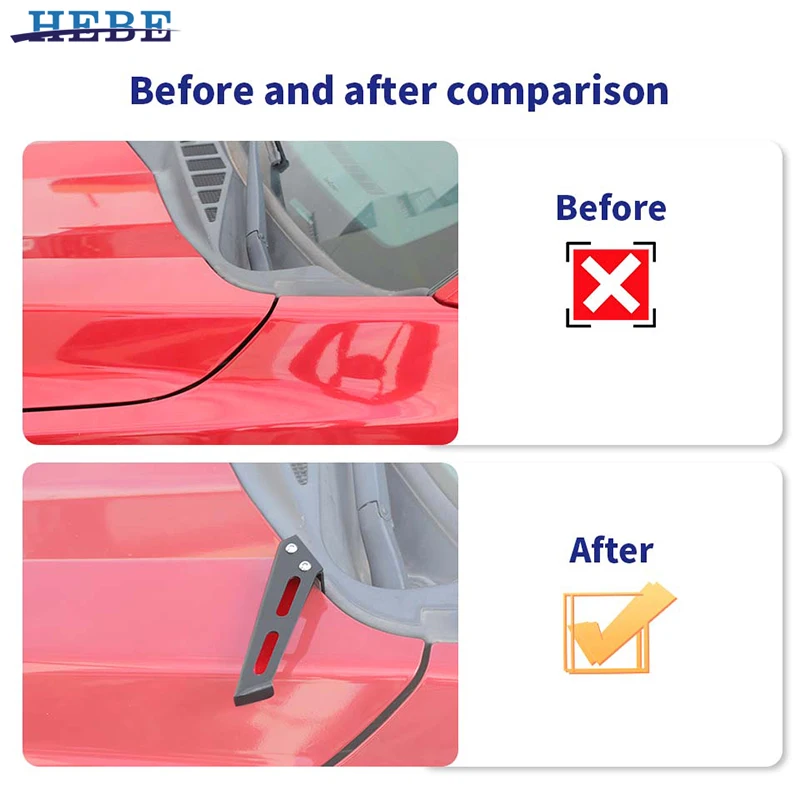 HEBE 아이언 후드 라이트 브래킷 랙 포드 F150 2021 2022 2023 2024 2025용 외부 액세서리