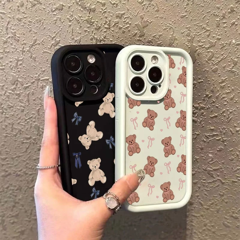 Adorable Bear Design Phone Case