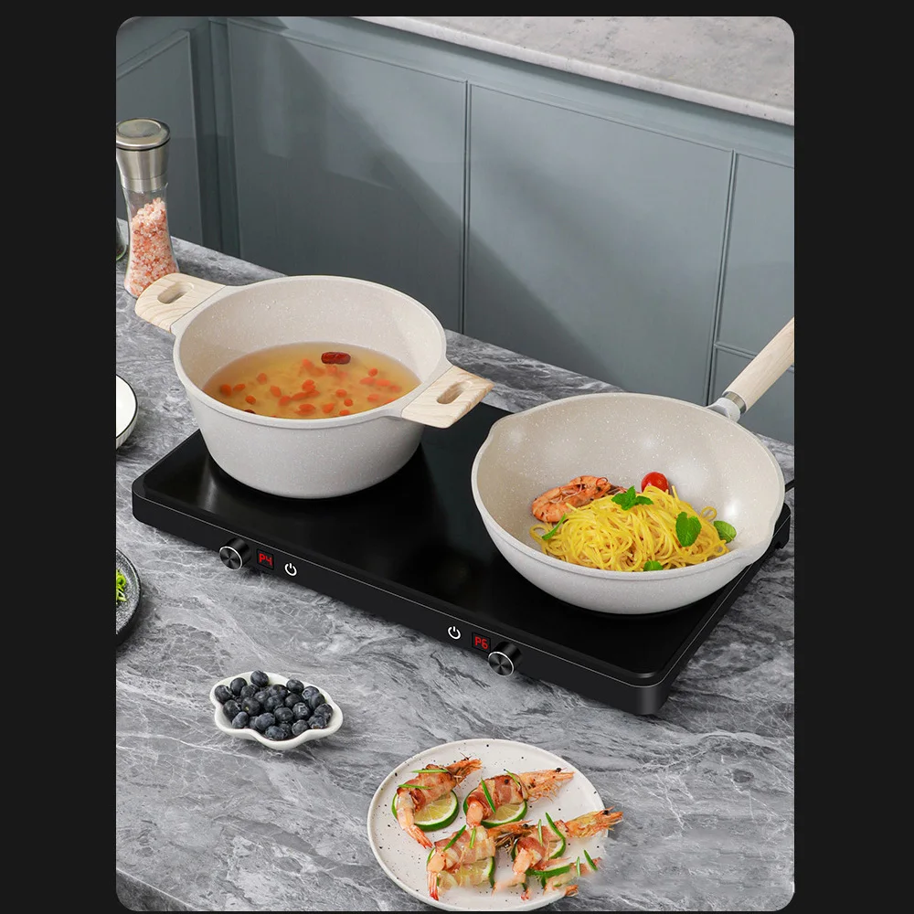Household Induction Cooker Multifunctional Electromagnetic Cooker High -power Electric Baking Tray Grill Induction Hob