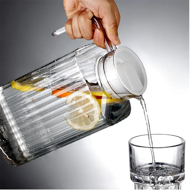 Handle Large Capacity Clear With Lid Thickened Water Container For Fridge