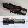Nylon Holster Flashlight Buckle Pouch Holster Stretch Handheld LED Flashlight Belt Carry Case Duty Holder 6