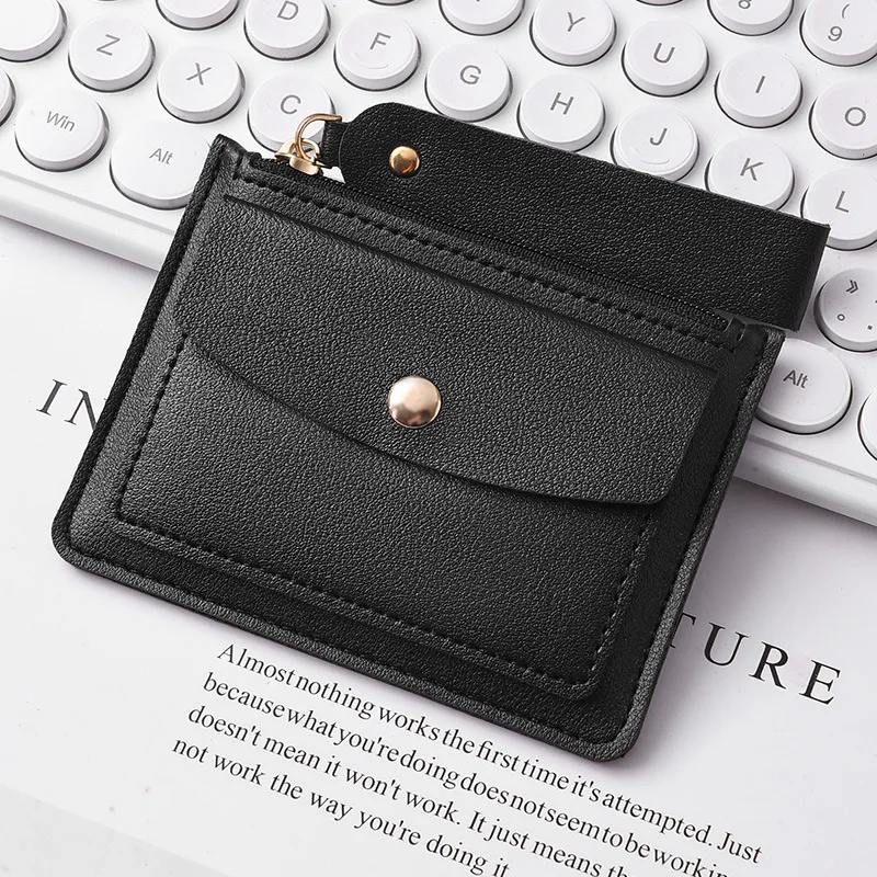 New change bag, card bag, zipper card holder, wallet, women's ins, candy color, small fresh card holder