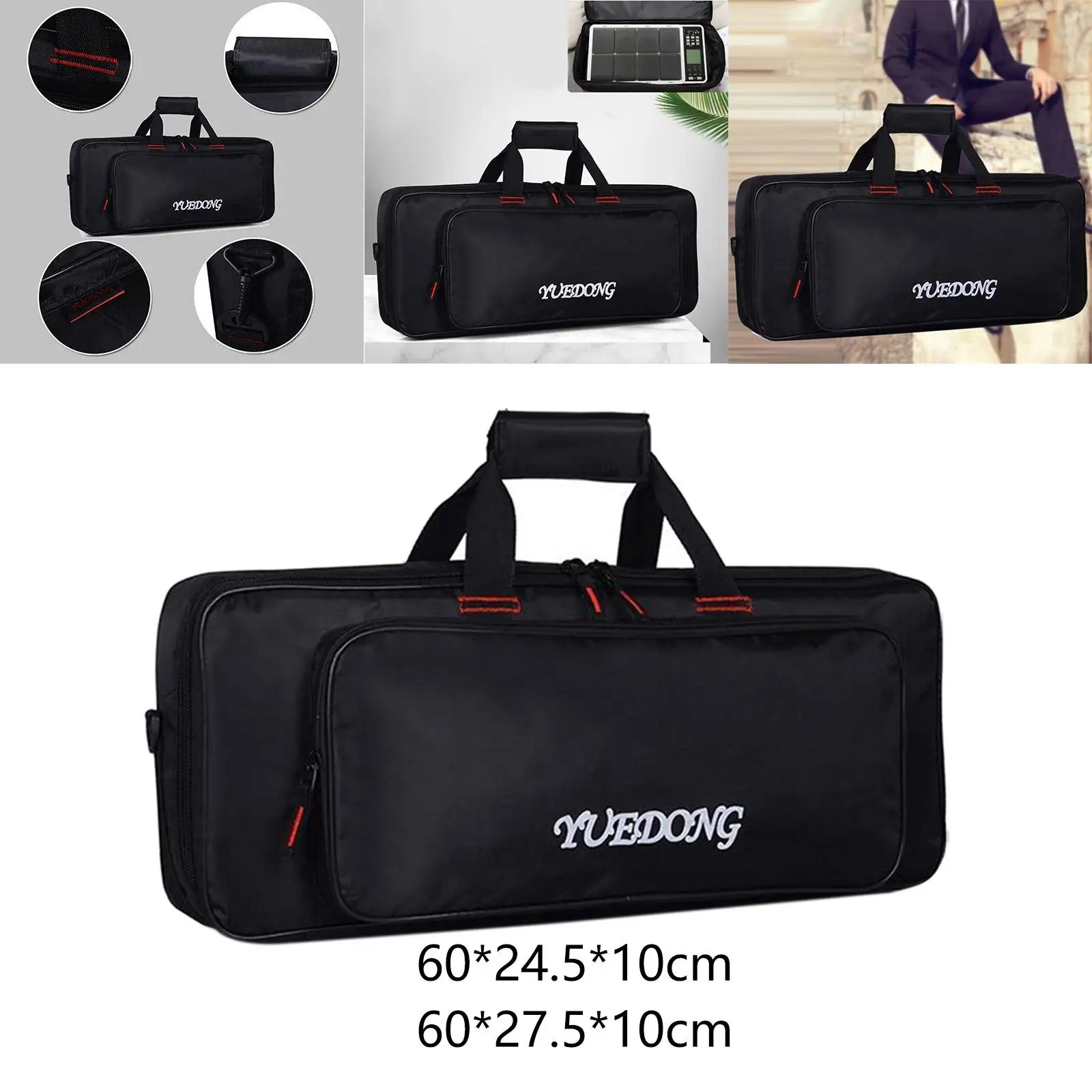 Instrument Case Wear Resisting Accessories Hand Handle Zipper for Traveling