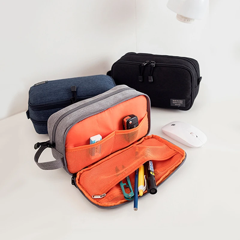 

New Waterproof Men Hanging Makeup Bag Multipurpose Oxford Organizer Cosmetic Women Necessaries Make Up Wash Toiletry Toilet Bag