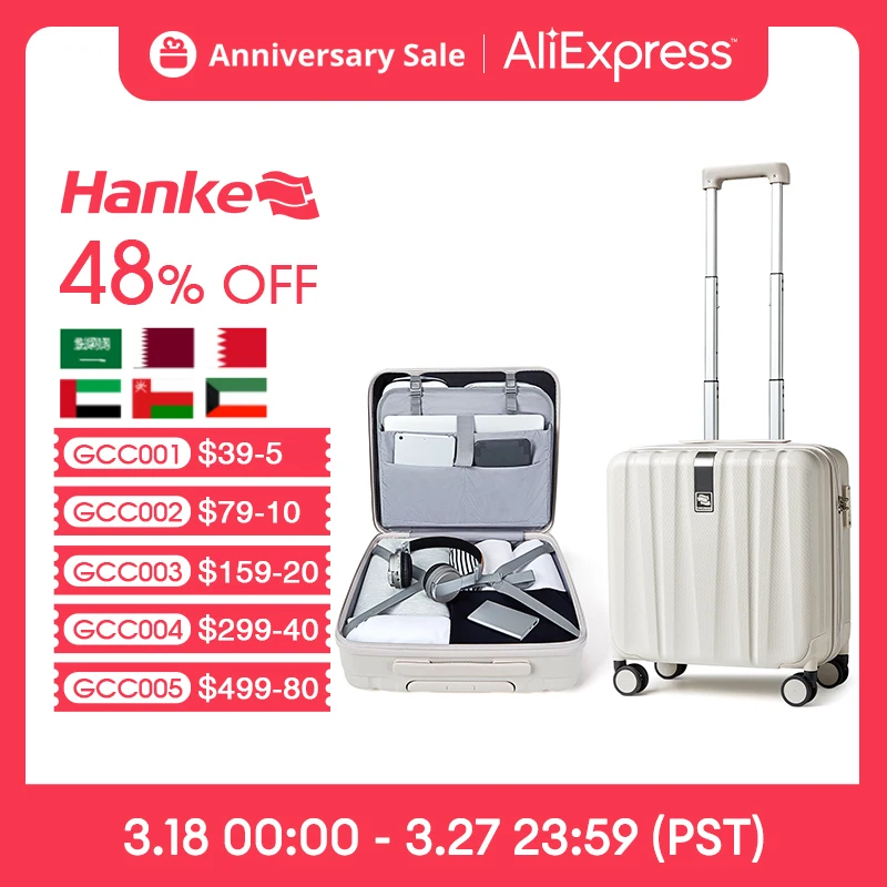 Buy Hanke luggage, Smoke White., carry on 20-Inch at Amazon.in