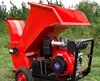 Wood Chipper Shredder Portable Hydraulic Wood Log Branch Chipper Industrial Barrel Shredder Electrically started diesel eng 2