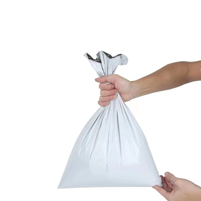 Bolsas de Armazenamento do Selo Auto-adesivo Bolsas do Envelope do Transporte Envelope Expresso Plástico Enviando Bolsas Cor Branca 50 Peças Lotes - Imagem 6