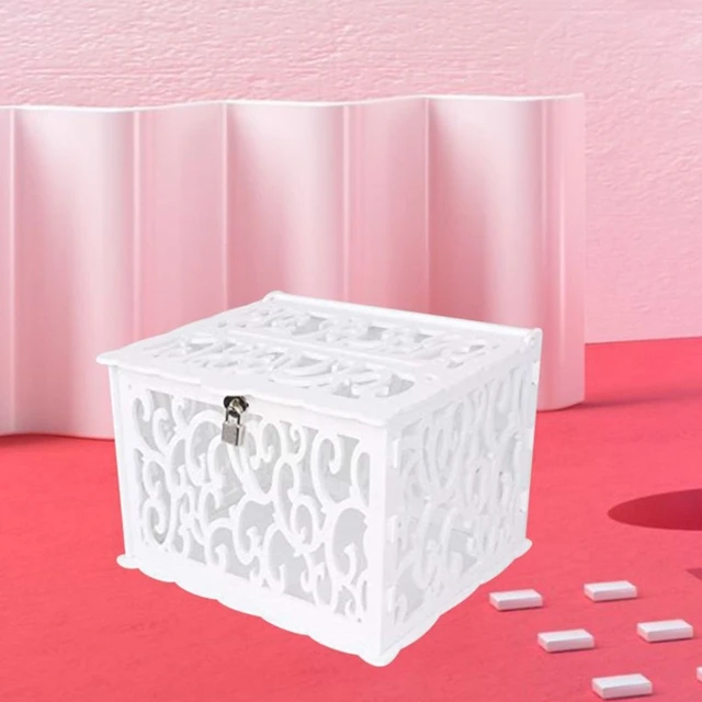 Boríték Doboz Jelkártya Tartók Esküvői Kártya Zár Diy Recepció Évforduló Érettségi Születésnapi Party Ellátása - Image 3