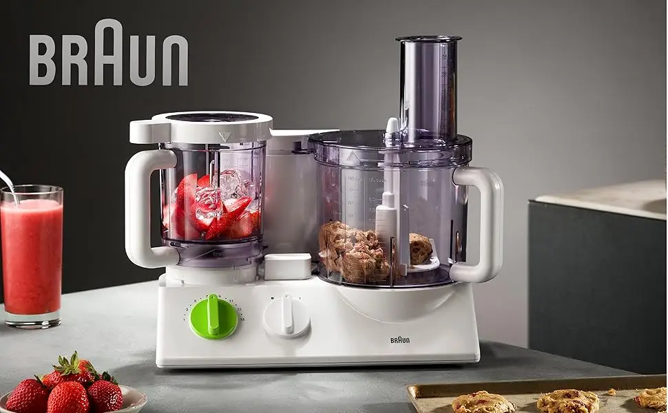 Multi Functional Food Processor With upgraded dual bowls