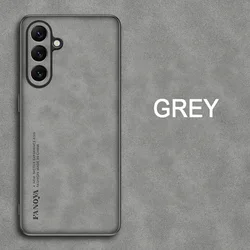 Soft Silicone Skin Feel Phone Case with Bumper Protection - Galaxy A55 4G (GRAY)
