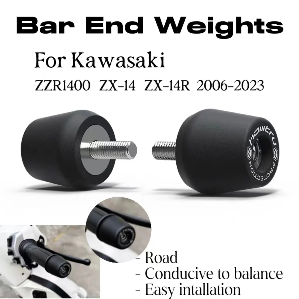 

Задняя крышка для Руля Мотоцикла для Kawasaki ZZR1400 весовые Захваты 2006-2023 с простой установкой, способствующей охлаждению