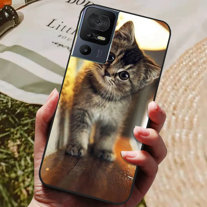 Soft Black Silicone TPU Phone Back Cover - 2023 Protective Bumper Shell