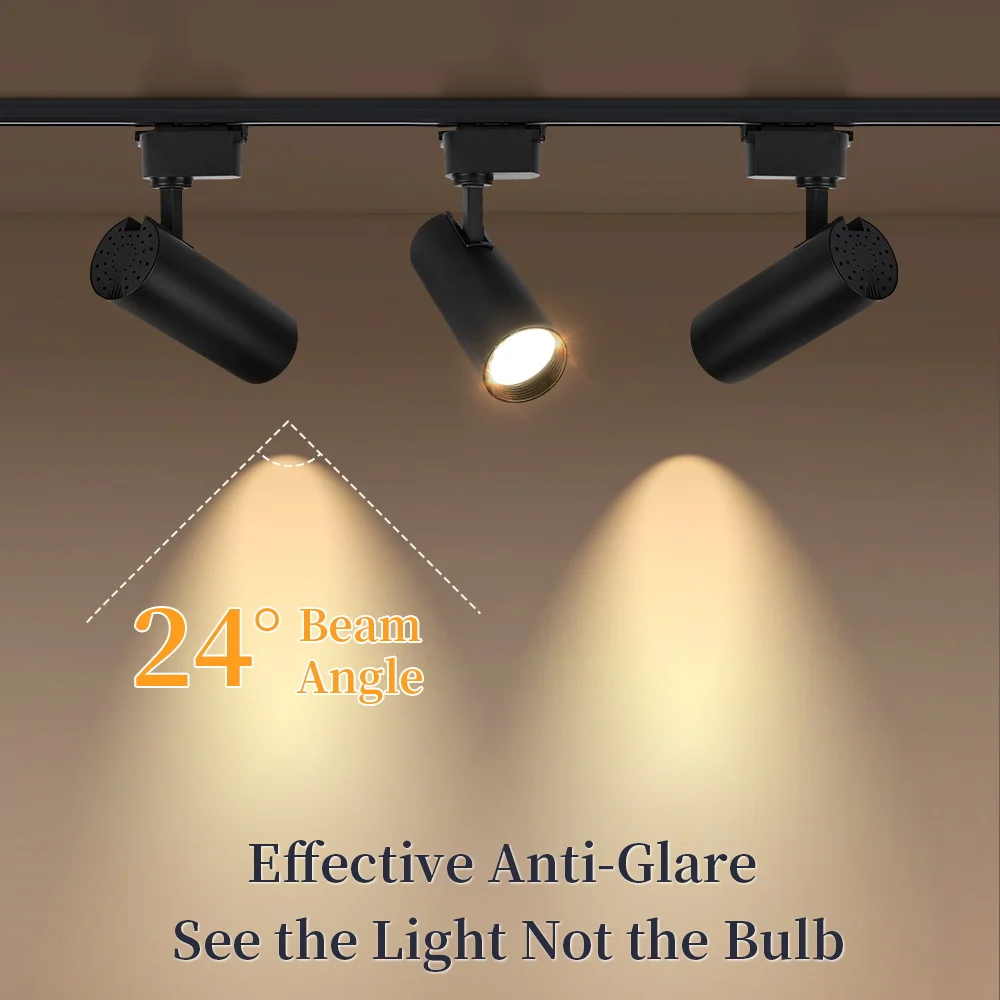 Spot Led Track Lights with Remote Control Adjustable Brightness Spotlight Led Rail Lighting for Living Room Track Ceiling Light 4