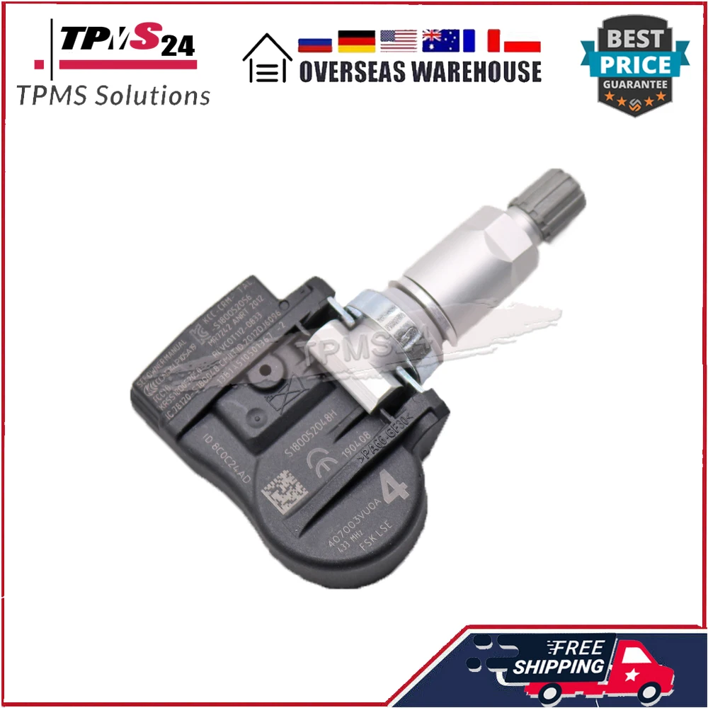 40700-3VU0A FOR Nissan Qashqai Teana Tiida Almera Atleon Cabstar NP300 Pulsar Sentra 433MHz TPMS , 407003VU0A 4070