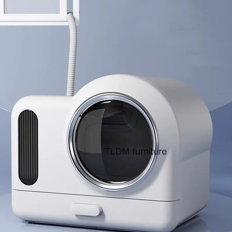 

Enclosed Cat Bedpans Automatic Training Smart Self-Cleaning Cat Toilet Sandbox Closed Arenero Para El Gato Kitten Accessories