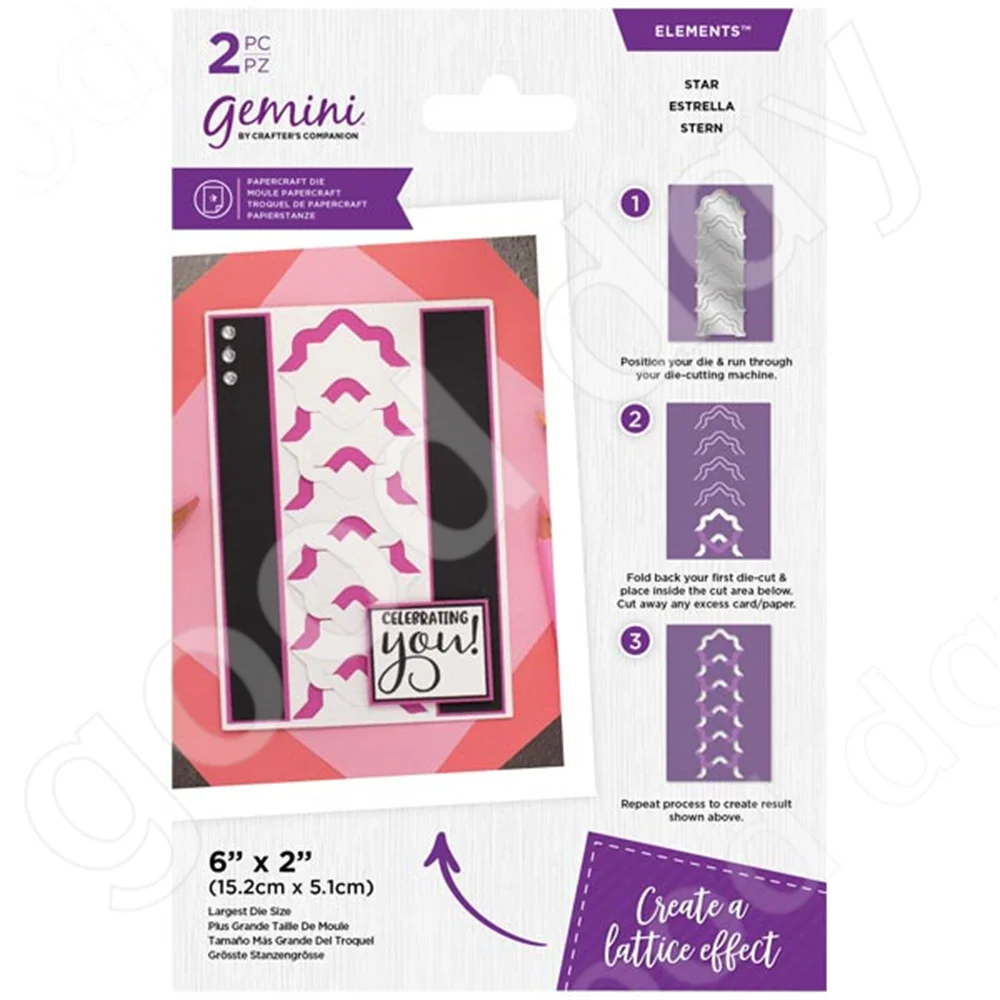 

2022 New,lattice Folding Star, Metal Cutting Dies Scrapbooking Diy Decoration Craft Embossing