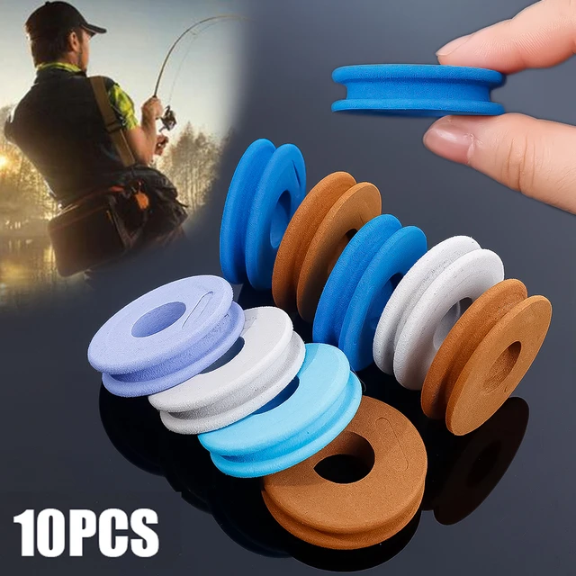 10/50pcs EVA Foam Spools Fishing Winding Board Fishing Hook Line Tackle Foam  Spool Trace Wire Swivel Tackle Fish Line Storage - AliExpress