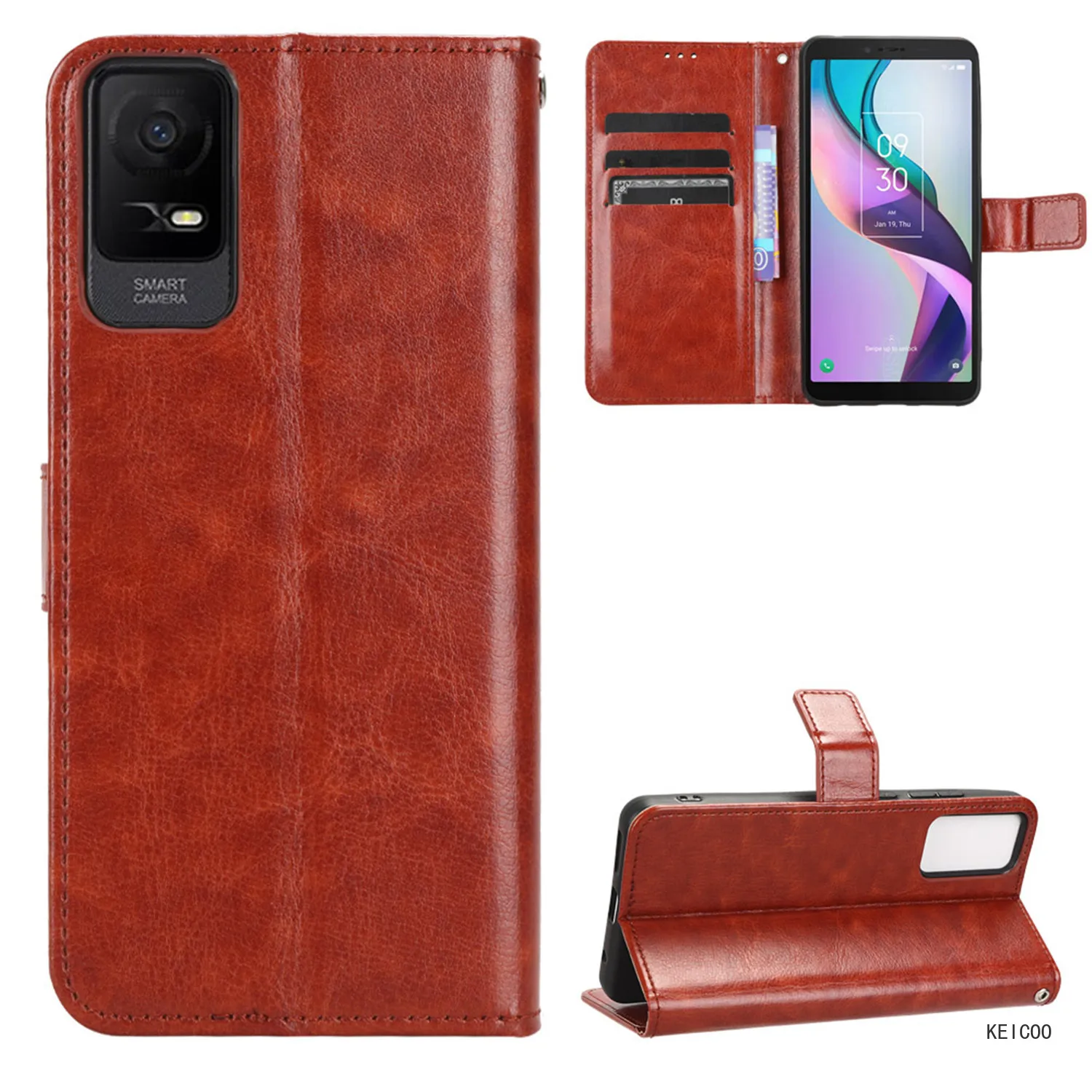 

Однотонный кожаный чехол для TCL ION X Z 40XE 40XL 403 40R 405 406 20SE A3 A3X 20XE 506D 408 T506D