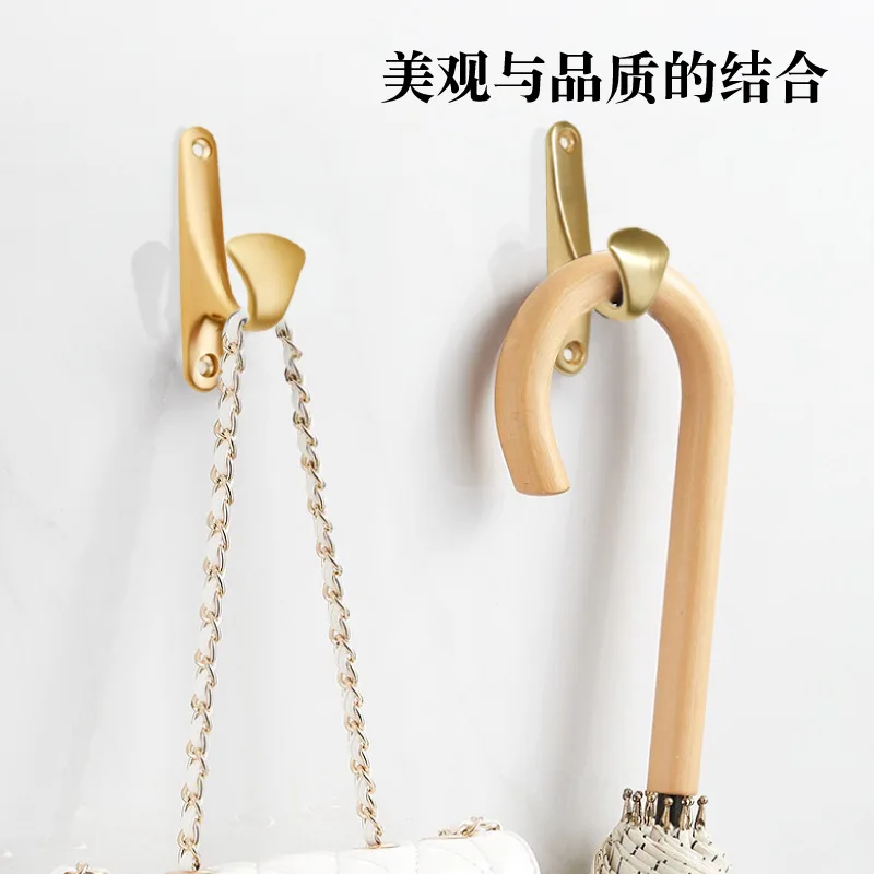 Aluminum Alloy Clothes Hanger Wall Hooks Kitchen Room Cloth Towel Rack Coat Hat Hanger Keys Creative Hook Furniture Hardware