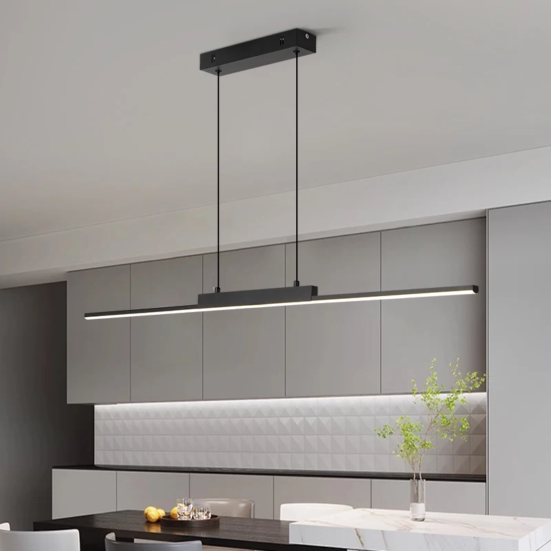 Pendant Light Modern Simple Dining Room Light For Wall Kitchen Long Chandelier Living Room Pendant Lamp Home Decoration Lighting 4