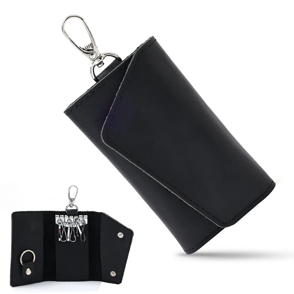 Portachiavi In Vera Pelle &ndash; Portafoglio Organizer Per Uomo &ndash; Pelle Crazy Horse Marrone