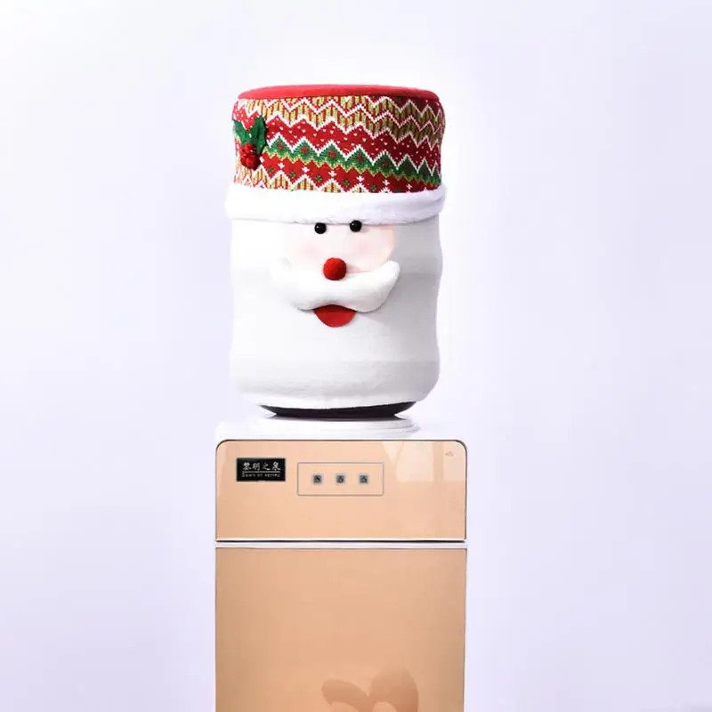 Water Cooler Bottle Cover Christmas Water Cooler Dust Covers Stretchy Bucket Dust Defense Reusable Dispenser