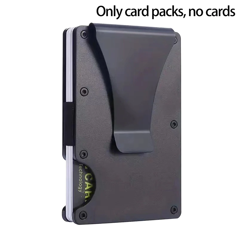 Slim RFID Minimalist Wallet with Money Clip – Anti-Theft Design