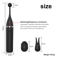 Weibliche Klitoris, 3 Kappen, austauschbarer Vibrator, G-Punkt, Masturbation, Massage, Sexspielzeug, geeignet für Frauen, Paare, Erwachsene, Produkte, Erotik 5