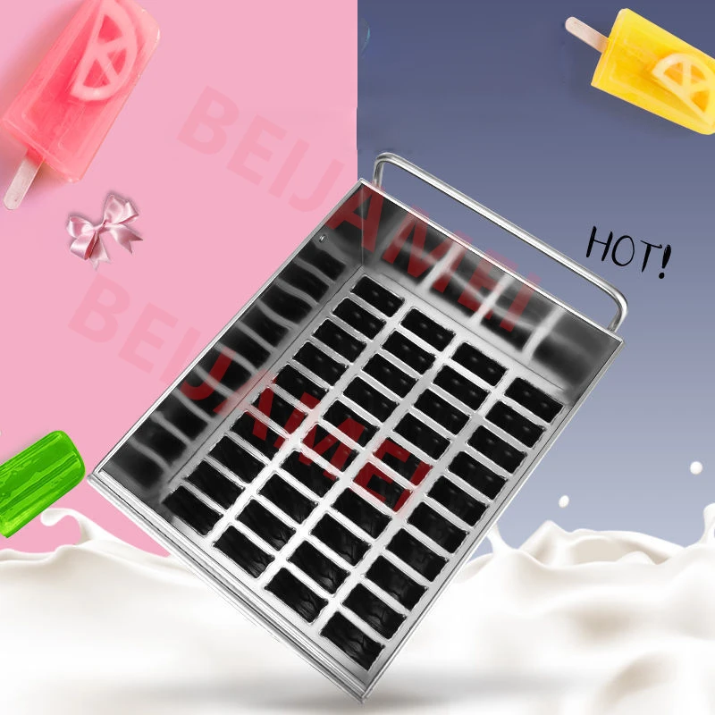 Commercial 40pcs/Batch Stainless Steel Ice Cream Mold DIY Popsicle Mould Ice Cream Popsicle Holder DIY Ice Lolly Tool 3