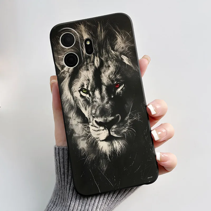 Luxury Cute Love Rabbit Soft Black TPU Silicone Phone Case Back Cover