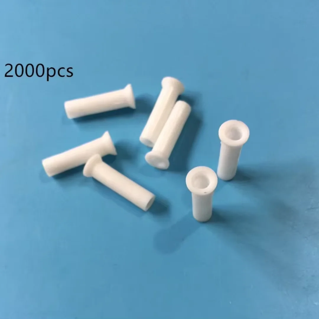 LC 광 어댑터용 LC 더스트 캡 SM MM APC UPC 흰색 광섬유 FTTH 커넥터 커플러 공장 공급 ELINK 2000개