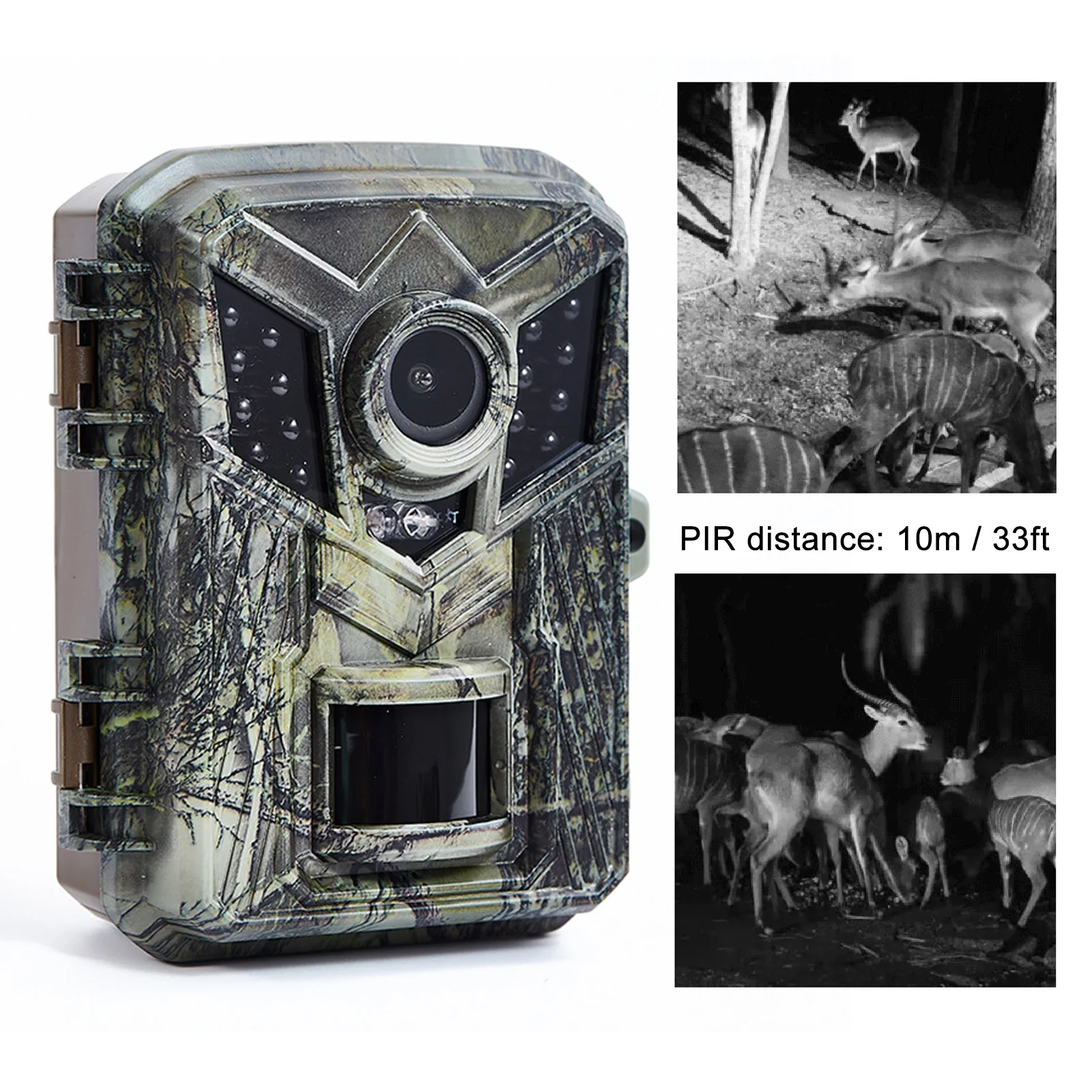 Motion Activated Hunting Camera Clear Color Photos and 1080FHD Videos for Wildlife Observation Home Security and Surveillance