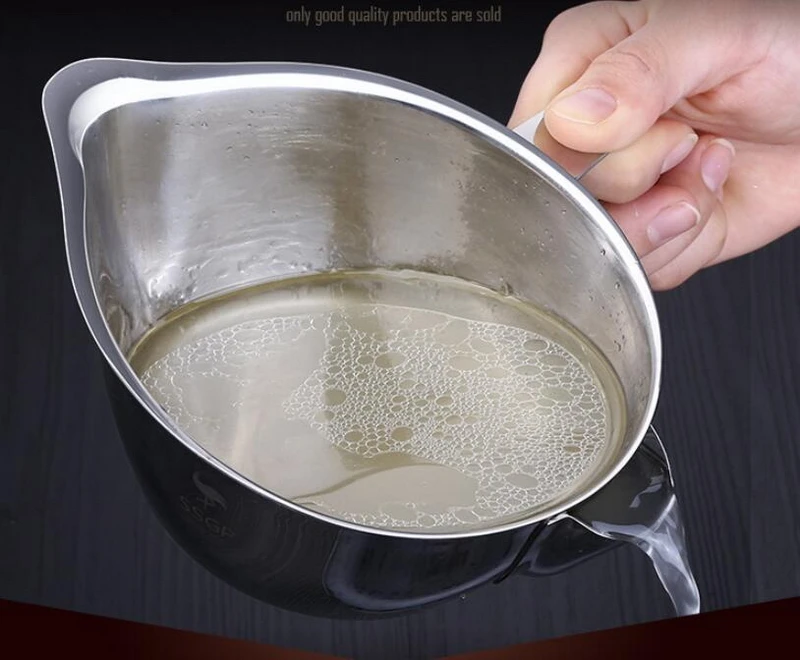 

304 stainless steel oil separation bowl oil canister kitchen Grease filter