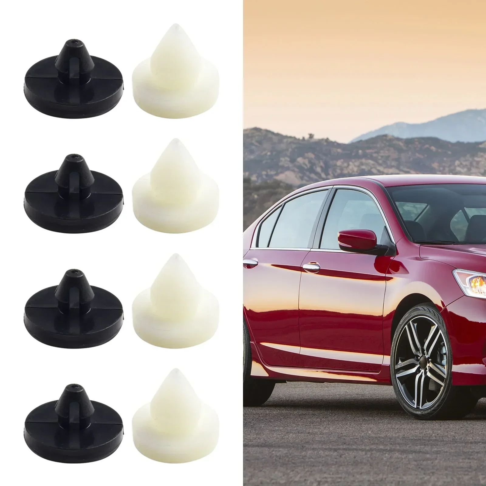 8Pcs Car Brake Clutch Pedal Stopper Pad Bushing For Honda For Civic Accord Car Brake Light Switch Limit Plastic Snap