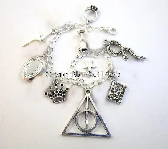Instocks - Harry Potter - The Deathly Hallows Bracelets ( D2 ), Women's  Fashion, Jewelry & Organisers, Charms on Carousell