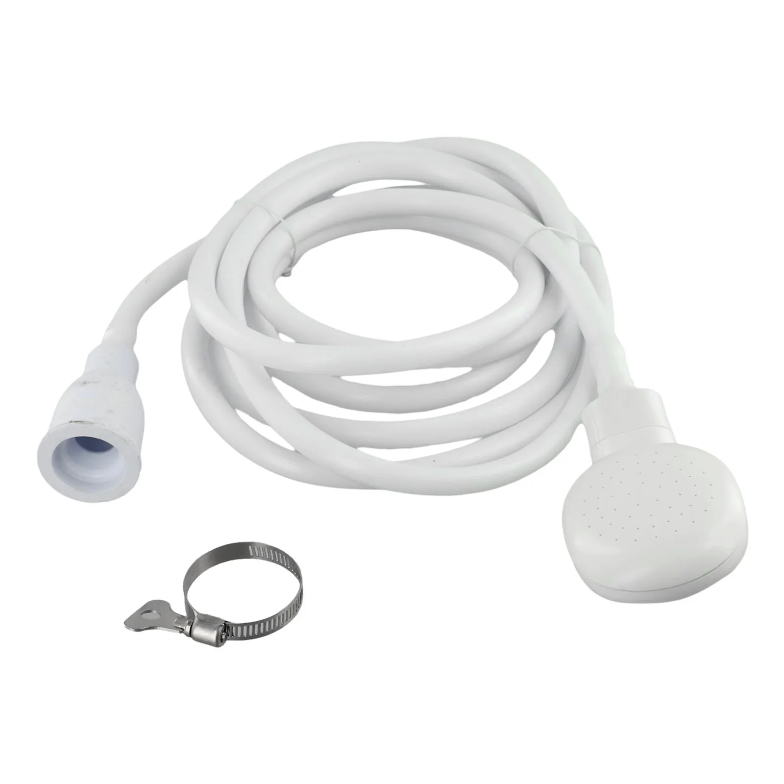 

Easy to Apply Push On Shower Hose & Head for Single Tap Spray Mixer Kitchen Suitable for People and Pets 3 00M