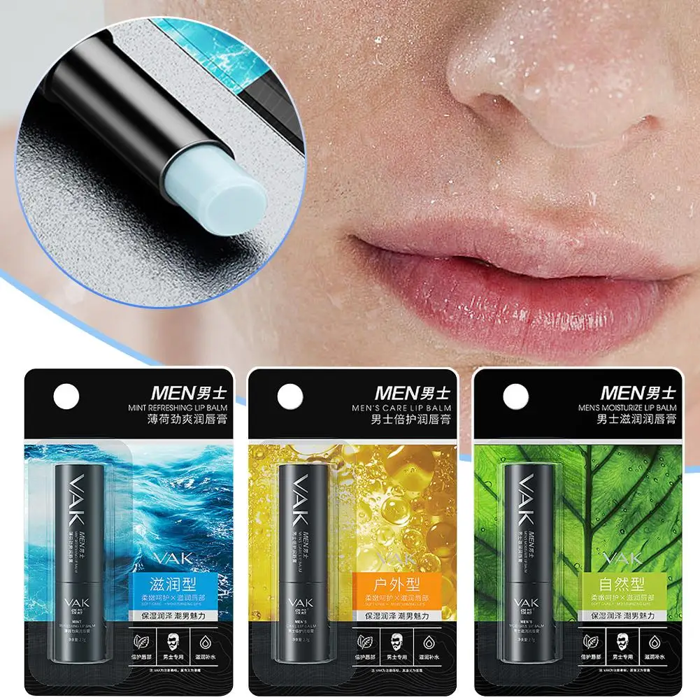 

Chapstick For Men Hydrating Moisturizer Men Lip Balm New Men Moisturizing Lip Stick Dry Skin Exfoliating Anti-wrinkle lip balm