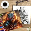 1pc Art Coloring Book 22 Page Coloring Books Gift For Birthday Party Relieve Stress Kill Time Graffiti Painting Drawing Art Book 2